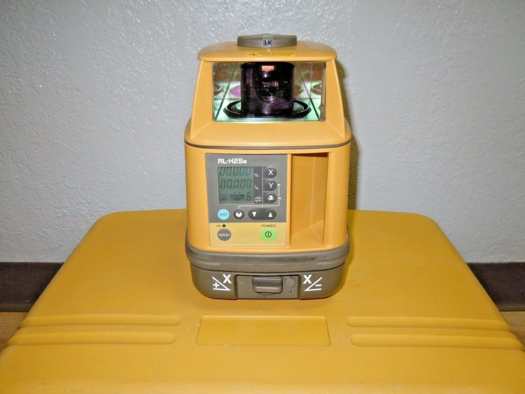 Topcon RLH2Sa Dual Slope Machine Control Grade Laser Level DH Technology